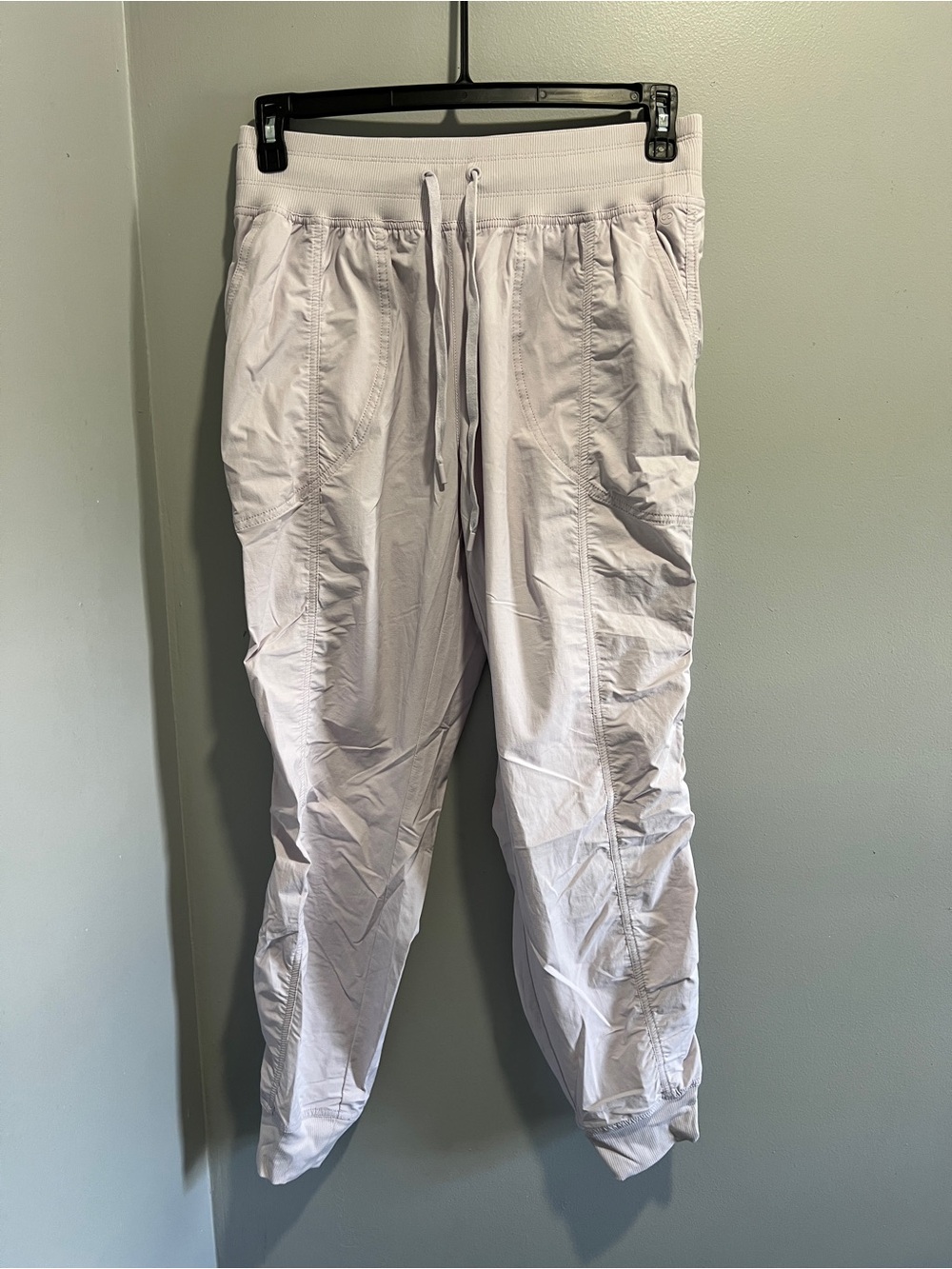 Alia Light Purple Jogger Pants with Drawstring